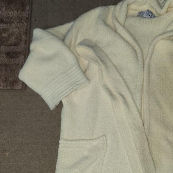 Colorado Comforts Luxury Knit Yellow Bathrobe S/M - Picture 3 of 5